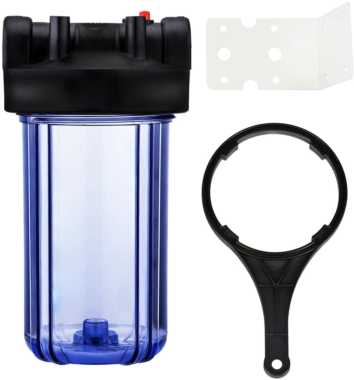 Geekpure 10 Inch Big Clear Water Filter Housing for Whole House Water Filtration