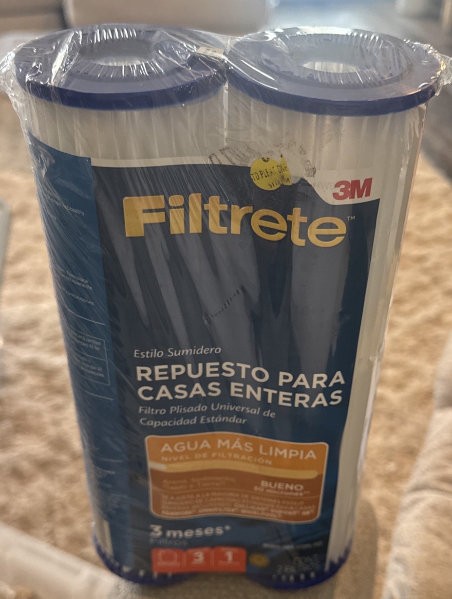 Filtrete 3M Standard Whole House Water Filter Replacement Filters 3WH-STDPL-F02
