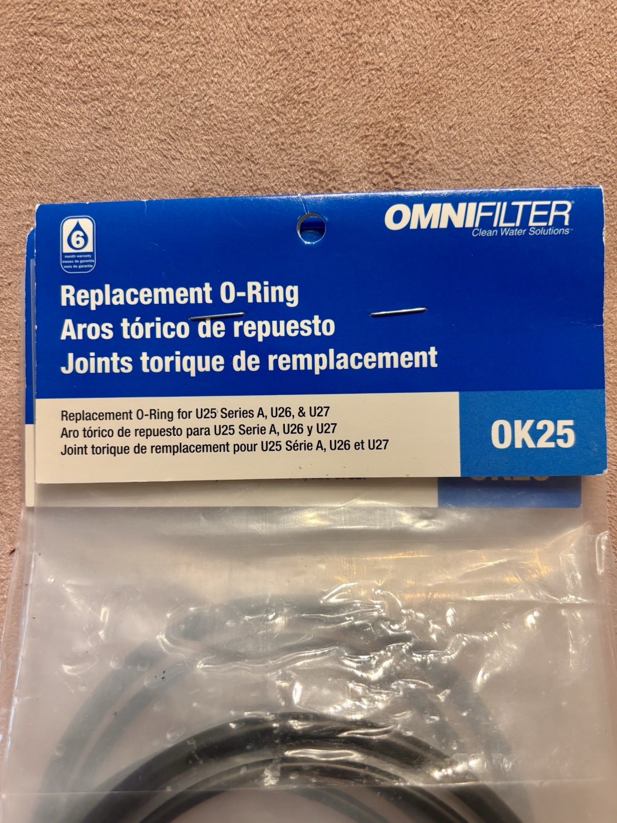 Set Of 4 Omnifilter Replacement O Ring For U25 Series A , U26 & U27 Ok25 Water