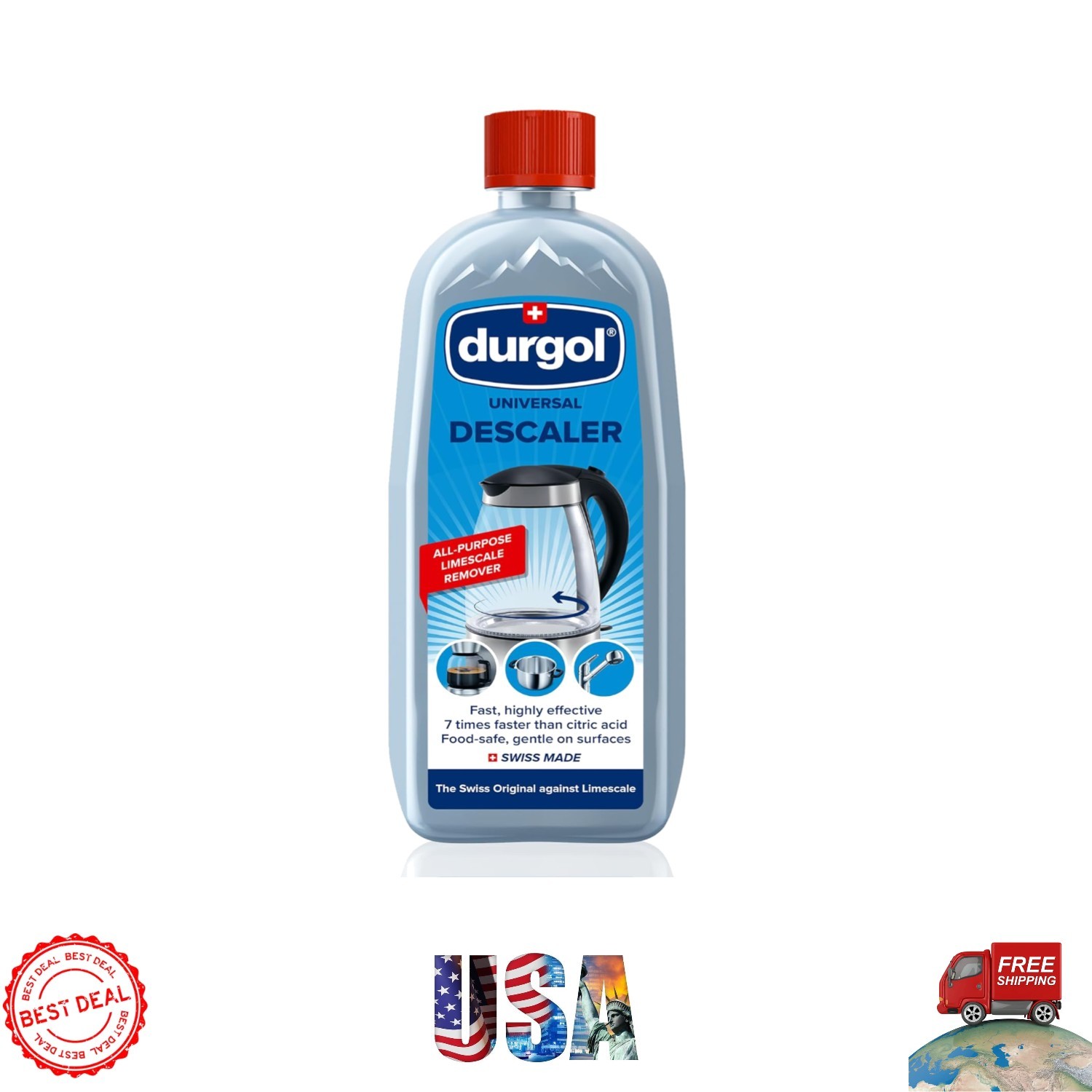 Professional Grade Limescale Remover – 16.9 Fl Oz Universal Descaler Solution