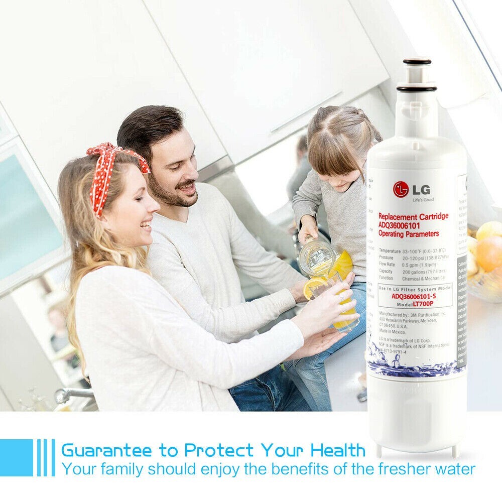 3 Pack L-G LT700P ADQ36006101 Fit kenmore 9690 Refrigerator Water filter