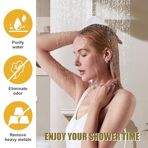 Replacement Cartridge Shower Filter for 3.46 x 2.52 x 2.28 inches, 1 pcs