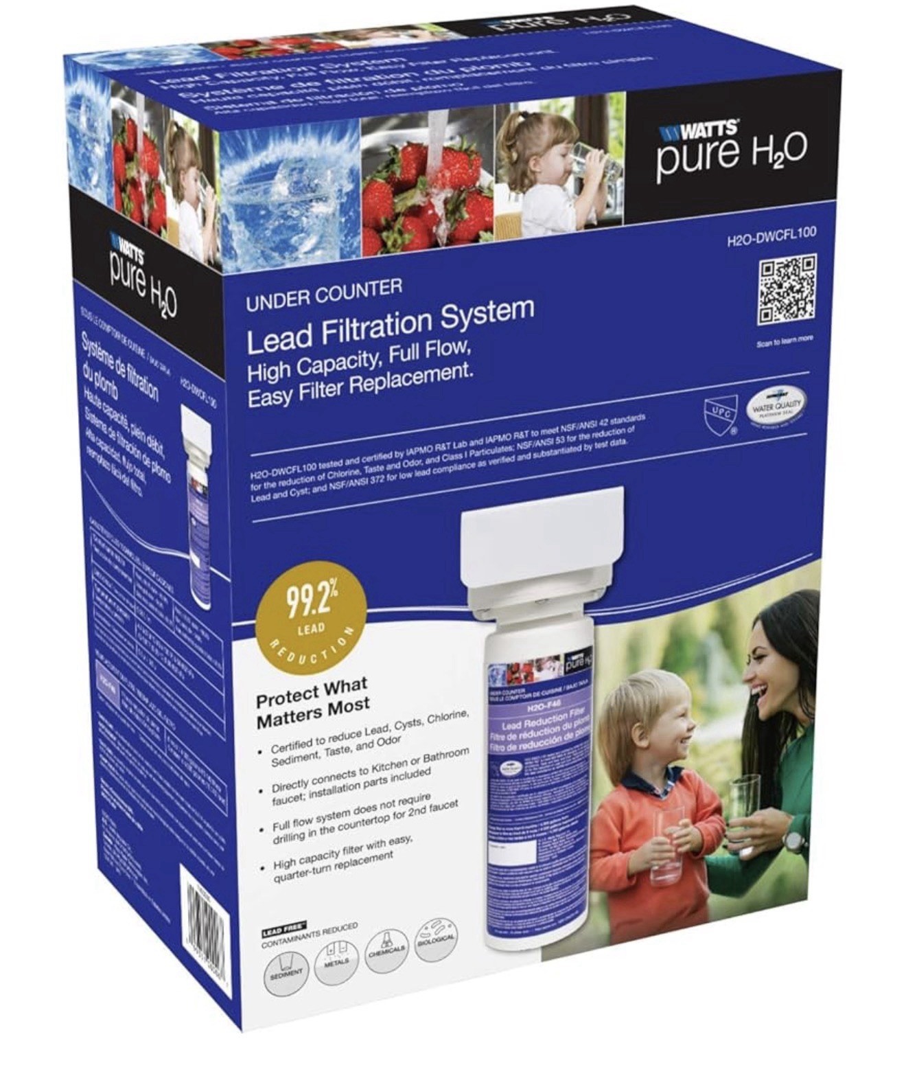 Watts Pure Water Single Stage Lead Filtration Point of Use System New – Open Box