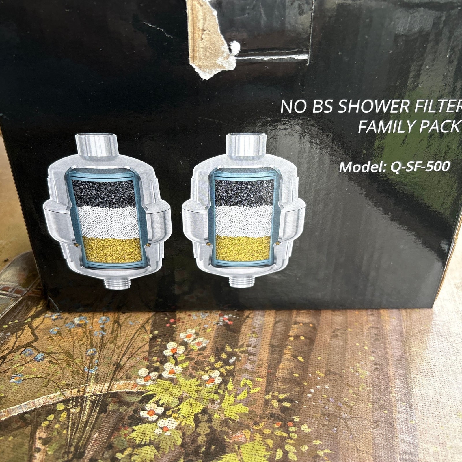 AquaBlu Q-SF-500 Multi-Stage Revitalizing Shower Filter