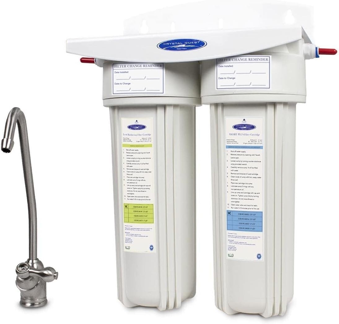 Crystal Quest Lead Under Sink Water Filter System (Multiple Sizes)