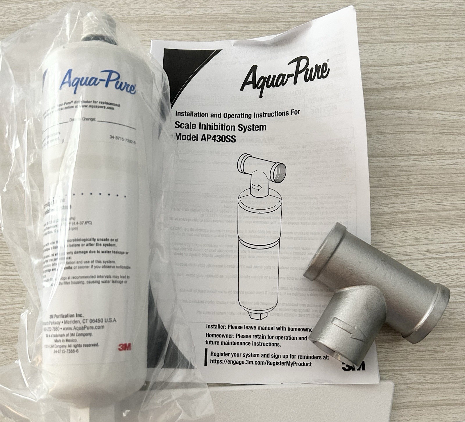 3M Aqua-Pure Whole House Scale Inhibition Inline Water System – AP430SS