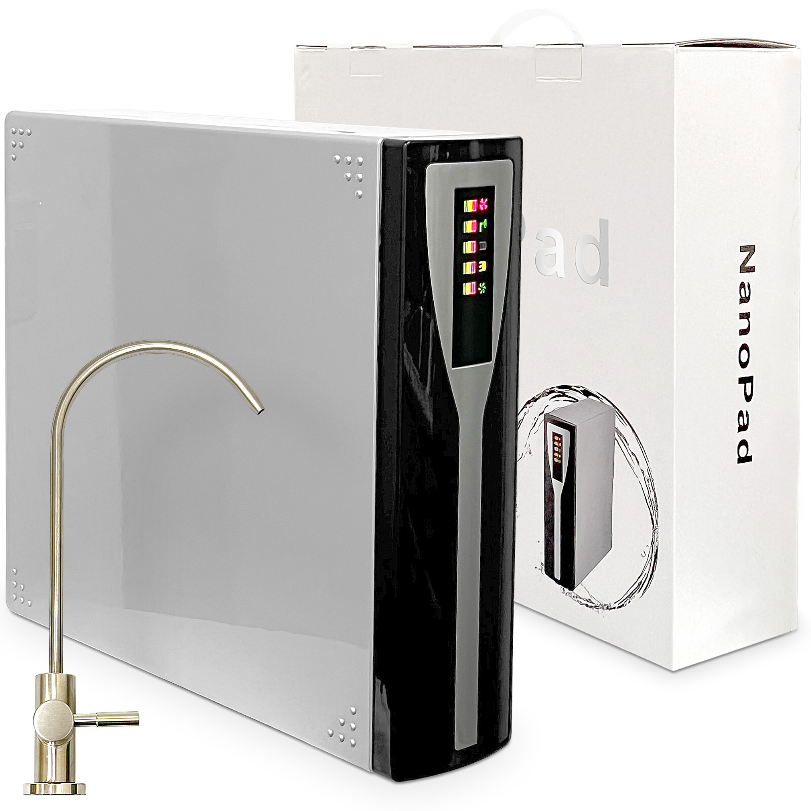 Compact Supper Slim Tank-less High Flow 500GPD Nano Membrane RO System