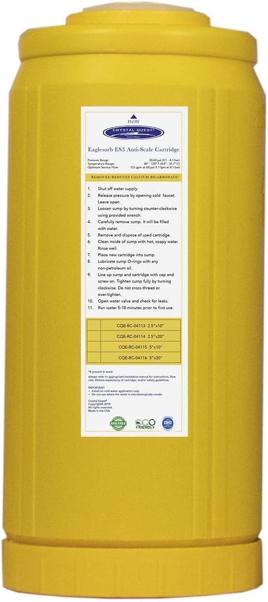 Crystal Quest Demineralizer Filter Cartridge